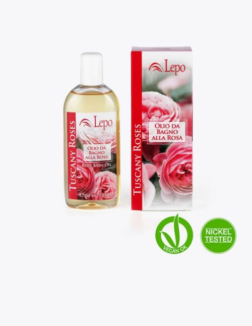 aceite de baño a la rosa