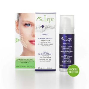 Crema noche reparadora de rostro. Células madre vegetal