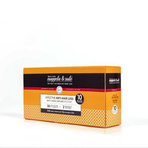 NUGGELA & SULÉ  <br> Pack Ampolla Premium Anticaída 10 ml. Caja 8 uds. Hombre