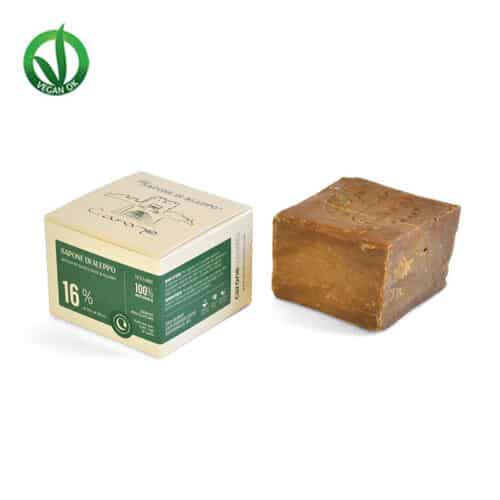 CARONE<br> Jabón Aleppo 200 GR 16 % Aceite Laurel Cosmética específica para Veganos