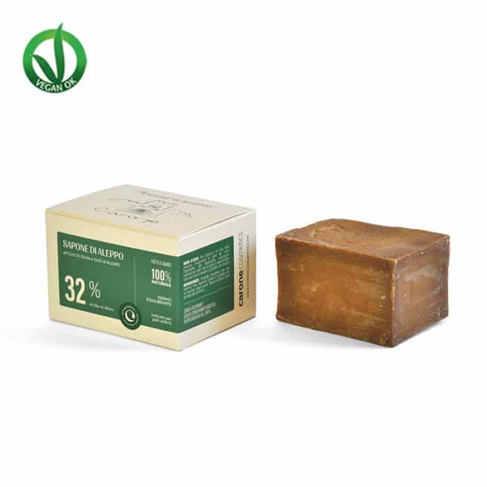 CARONE <br> Jabón Aleppo 180 GR 32 % Aceite de Laurel