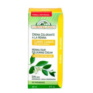 corpora sano crema colorante henna rubio