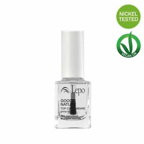 LEPO <br> TOP COAT Efecto Gel para Uñas de Cosmética Natural Cosmética Específica para Alérgicos al Níquel