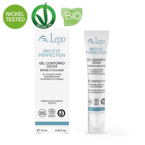 LEPO <br> ECOBIO EYE PERFECTION GEL CONTORNO OJOS 15 ML Antiedad y lifting