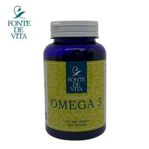 FONTE DE VITA <br> CÁPSULAS DE OMEGA 3 721 MG Nutricosmética