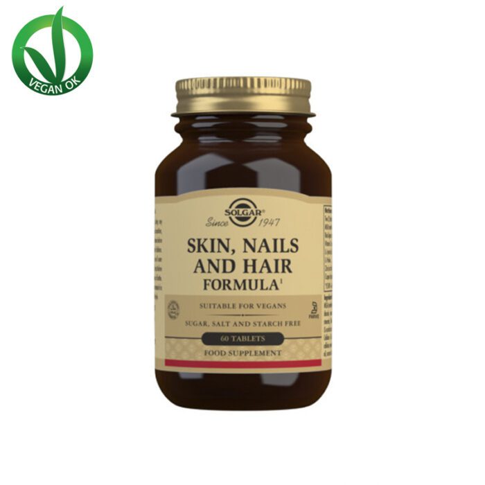 SOLGAR <br> PELO PIEL Y UÑAS COMPLEMENTO ALIMENTICIO CON MSM