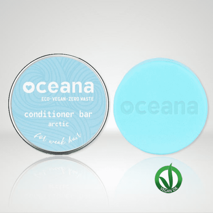 OCEANA <br>ACONDICIONADOR SÓLIDO PARA CABELLO DÉBIL ARTIC 65GR