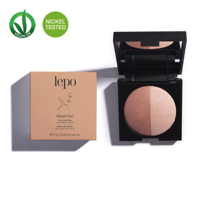 LEPO <br> COLORETE BLUSH DUO Cosmética Específica para Alérgicos al Níquel