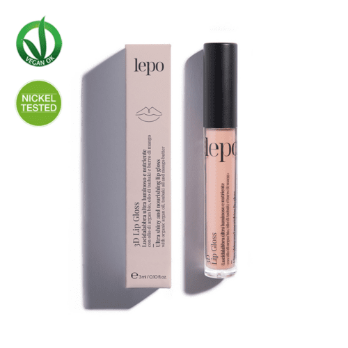 LEPO <br>3D LIP GLOSS BRILLO DE LABIOS ULTRA LUMINOSO Cosmética Específica para Alérgicos al Níquel