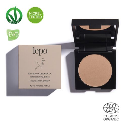 LEPO <br>BIOSENSE CC MAQUILLAJE COMPACTO & CORRECTOR Cosmética Específica para Alérgicos al Níquel